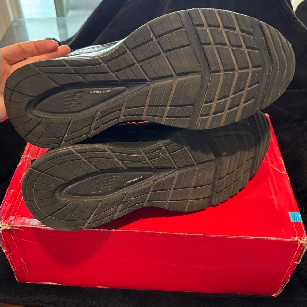 New Balance Industrial Black Sneakers with Cushioned Midsole and Durable Outsole - Picture 6 of 9